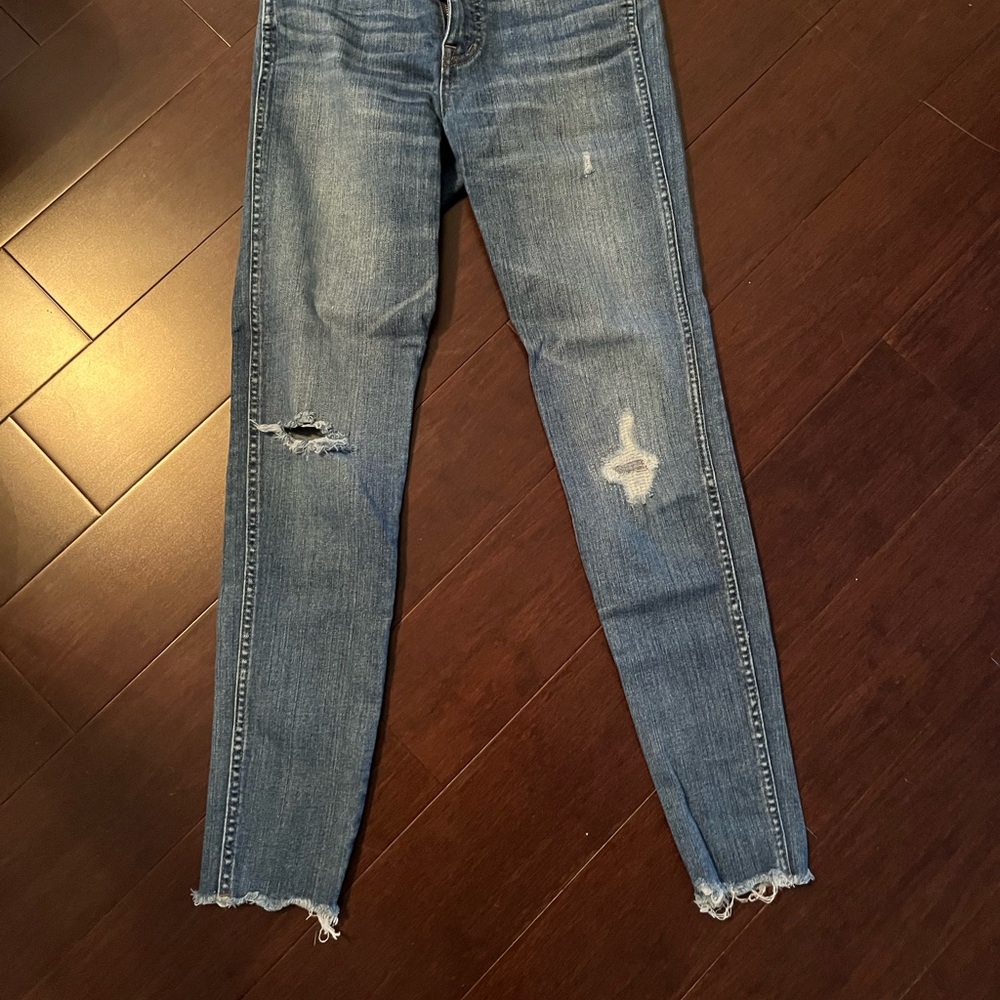Madewell 9” high rise skinny jeans